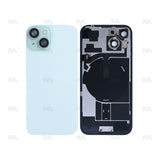 Vitre Arrière avec NFC, cadre d'appareil photo agrandi pour Apple iPhone 15 - Vert - Reconditionné