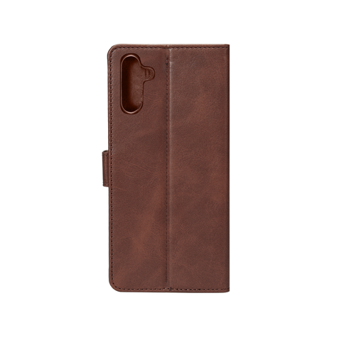 Etui livre pour Samsung Galaxy A16 4G, 5G - Marron