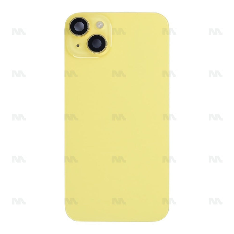 Vitre Arrière avec NFC, cadre de caméra agrandi jaune pour Apple iPhone 14 Plus – Reconditionné