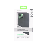 Étui Rixus Classic 02 avec MagSafe pour Apple iPhone 15 Plus Noir