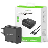 Chargeur universel USB-C Rixus RXLC24 noir