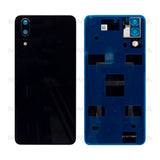 Vitre arrière pour Huawei P20 avec objectif - Noir - OEM