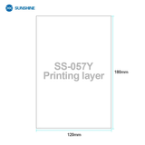 Film d'impression couleur Sunshine SS-057Y DIY (50 pièces)