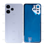Vitre arrière pour Xiaomi Redmi 12 4G avec objectif – Argent polaire – OEM
