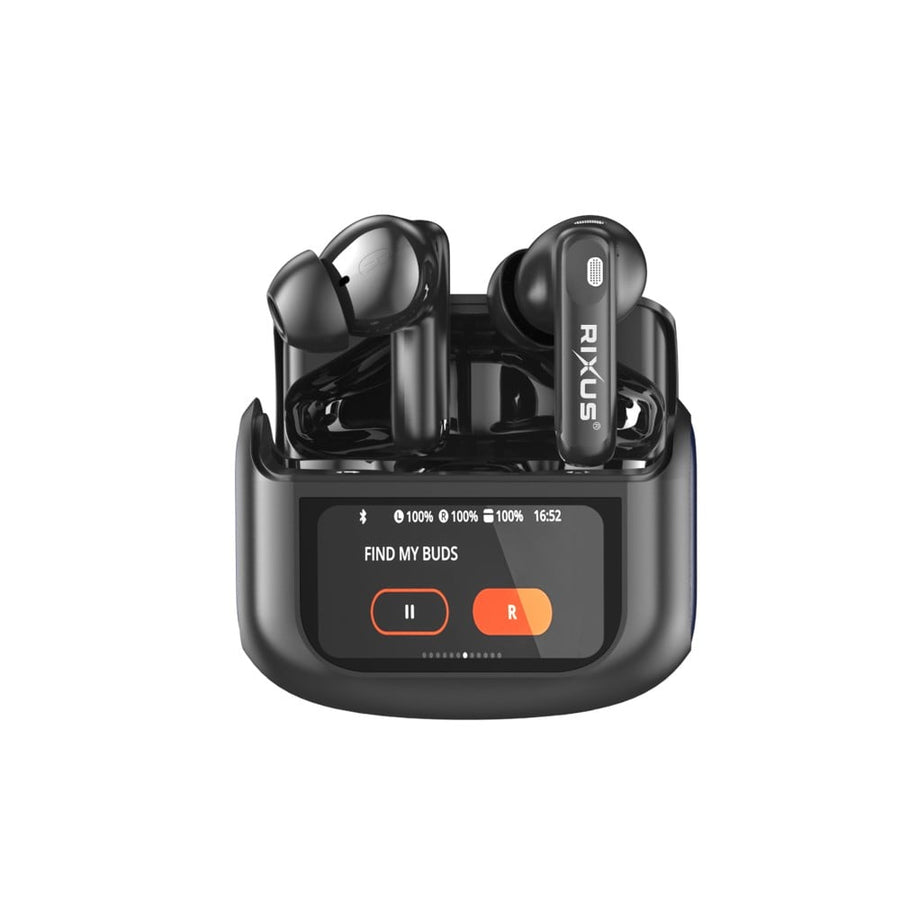 Écouteurs sans fil Rixus RXBH63B avec boîtier tactile Pro noir