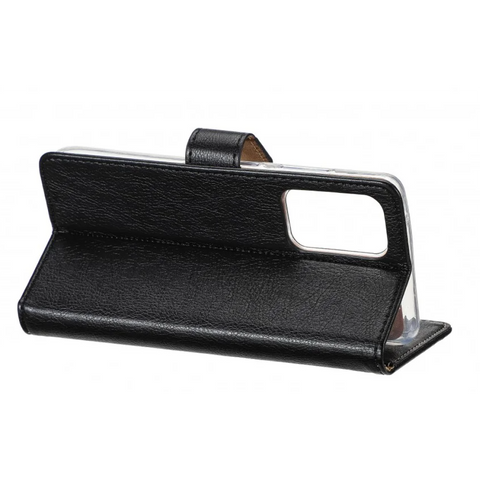 Rixus Bookcase pour Samsung Galaxy A90 5G Noir
