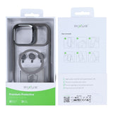 Étui Rixus Classic 03 avec MagSafe pour Apple iPhone 17 Pro Max gris titane