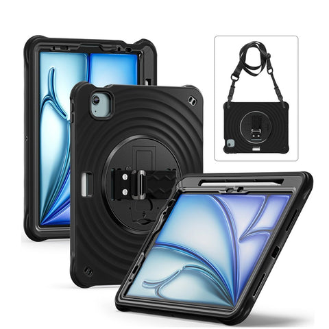 Étui antichoc Rixus RXTC08 pour Apple iPad Pro 13 pouces (2024) Noir