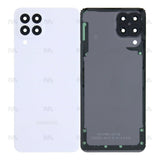 Vitre arrière pour Samsung Galaxy M33 5G M336B avec objectif blanc OEM