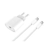 Adaptateur secteur USB-C GaN CH3126 Câble USB-C vers USB-C 100 cm 35 W Blanc