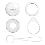Tracker certifié Apple MFi Rixus Rix Tag Compatible avec Apple Find My (iOS uniquement) Blanc