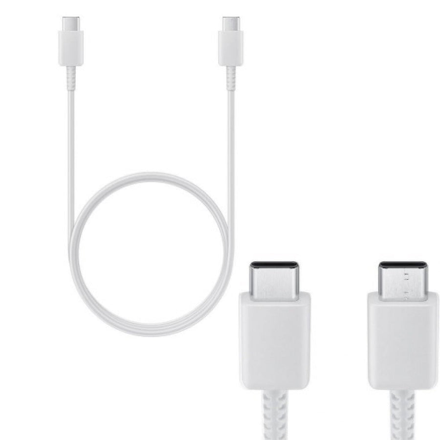 Câble de données Samsung 3A C vers C 1,0 m (EP-DA705BWE) en vrac - Blanc