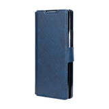 Étui portefeuille Rixus avec porte-stylo pour Samsung Galaxy Z Fold4 bleu