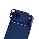 Protection ultra transparente pour appareil photo Rixus pour Apple iPhone 17 Pro Max bleu foncé