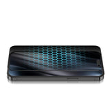 Verre trempé Rixus Privacy Full Curved Edge pour Apple iPhone 14, 13, 13 Pro, 16e (lot de 10)