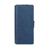 Étui portefeuille Rixus avec porte-stylo pour Samsung Galaxy Z Fold4 bleu