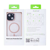 Étui Rixus Classic 04 avec MagSafe pour Apple iPhone 14 rose