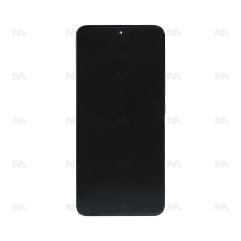 Chassis + Ecran Original OEM + Vitre pour Xiaomi 12T 5G (22071212AG) / 12T Pro 5G (22081212UG) - Noir