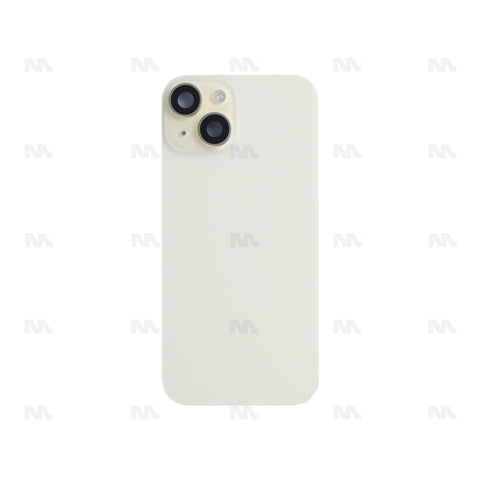 Vitre Arrière avec NFC, cadre de caméra agrandi jaune pour Apple iPhone 15 – Reconditionné