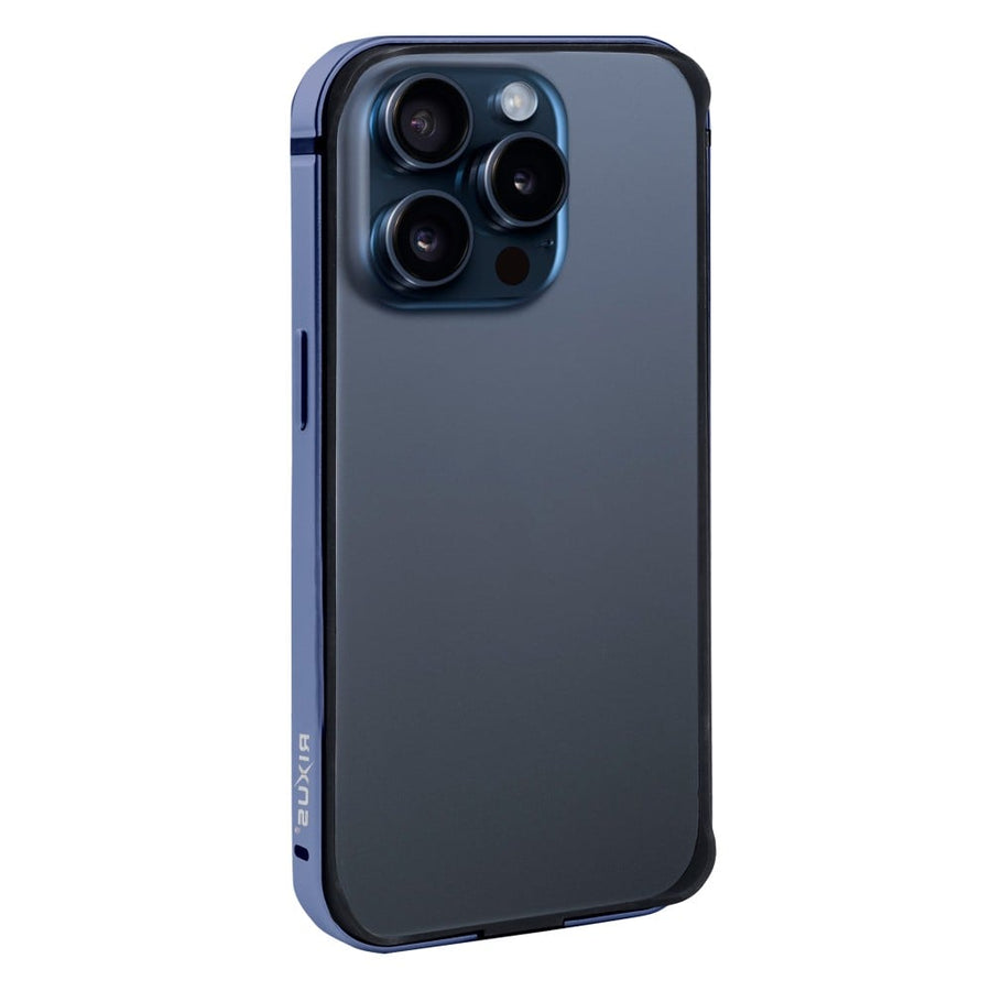 Étui Rixus Crash Guard pour Apple iPhone 15 Pro Max bleu titane