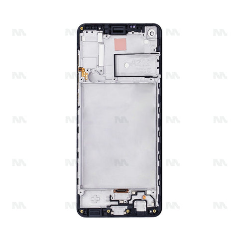 Chassis + Ecran Officiel Service Pack + Vitre pour Samsung Galaxy A21s A217F - Noir