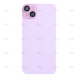 Vitre Arrière avec NFC, cadre de caméra agrandi pour Apple iPhone 15 Plus – Rose – Reconditionné