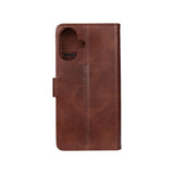 Rixus Bookcase pour Apple iPhone 16 Marron