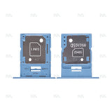 Support de carte SIM pour Samsung Galaxy A15 5G A156B – Magical Blue – OEM