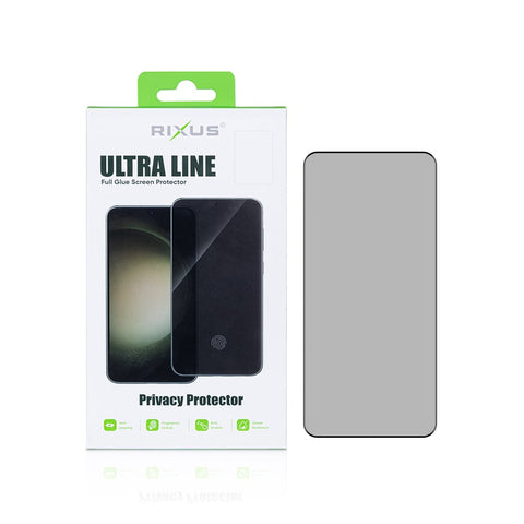 Verre trempé Rixus Privacy Ultra Line pour Samsung Galaxy S24 Plus, S25 Plus