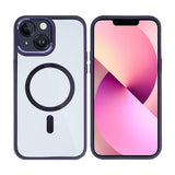 Étui Rixus Classic 04 avec MagSafe pour Apple iPhone 14 violet