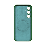 Coque de téléphone souple en TPU Rixus avec MagSafe pour Samsung Galaxy S24 vert foncé