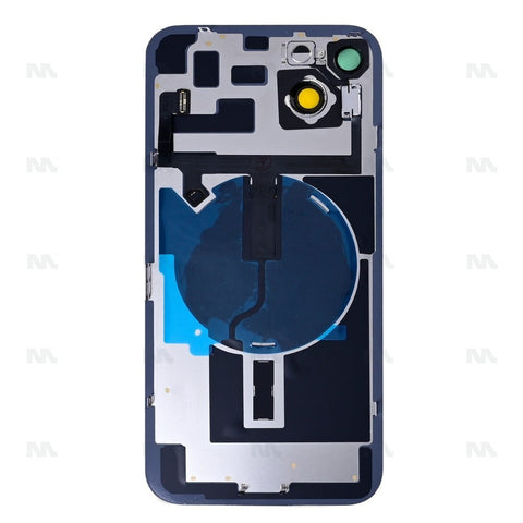 Vitre Arrière avec NFC pour Apple iPhone 14 Plus, agrandir le cadre de l'appareil photo Midnight Compatible