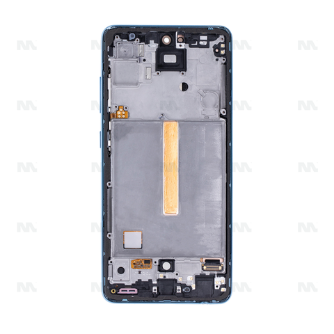 Chassis + Ecran Officiel Service Pack + Vitre pour Samsung Galaxy A52 A525F / A52 5G A526B - Awesome Blue