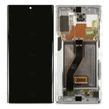 Chassis + Ecran Officiel Service Pack + Vitre pour Samsung Galaxy Note 10 Plus N975F - Aura White