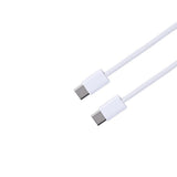 Câble USB-C vers USB-C 100 cm 60 W tissé blanc en vrac pour Apple iPhone 15, 16, 17 séries