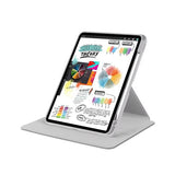 Étui de protection en cuir PU pour iPad Pro 13 (2024) Gris