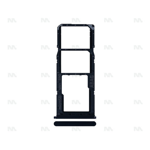Support pour carte SIM pour Samsung Galaxy A21s A217F - Noir - OEM