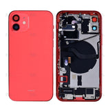 Boîtier pour Apple iPhone 12 avec petites pièces, compatible rouge