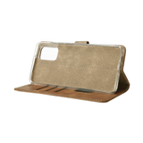 Rixus Bookcase pour Samsung Galaxy A51 4G, A51 5G Marron clair