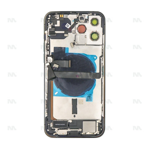 Boîtier avec petites pièces Graphite Compatible pour Apple iPhone 13 Pro Max