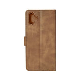 Bibliothèque Rixus pour Samsung Galaxy A06 Marron clair