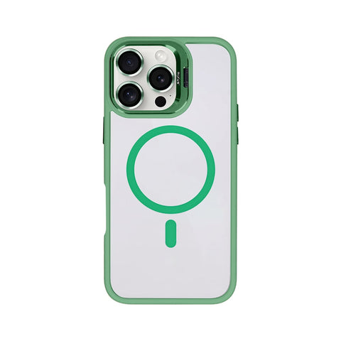 Étui Rixus Classic 03 avec MagSafe pour Apple iPhone 16 Pro vert clair