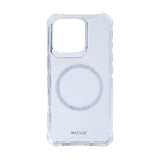 Étui antichoc Rixus Armor-X avec MagSafe pour Apple iPhone 16 Pro Max transparent