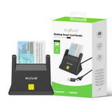Lecteur de carte à puce de bureau Rixus RXCR34 noir