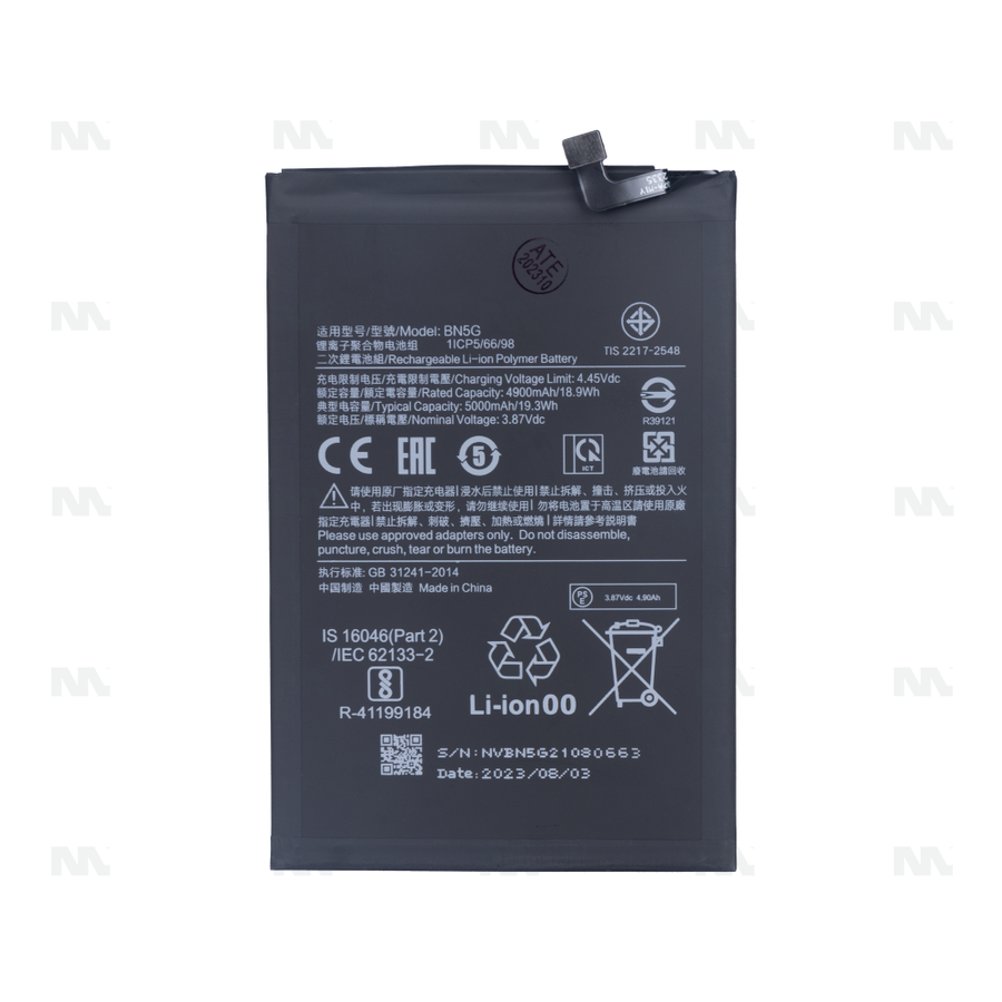 Batterie Xiaomi Redmi 10A, Redmi 10C (BN5G) - OEM