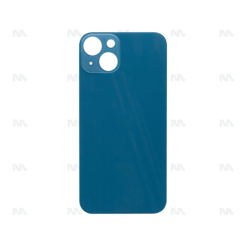 Vitre Arrière pour Apple iPhone 13, cadre de caméra agrandi – Bleu – Compatible