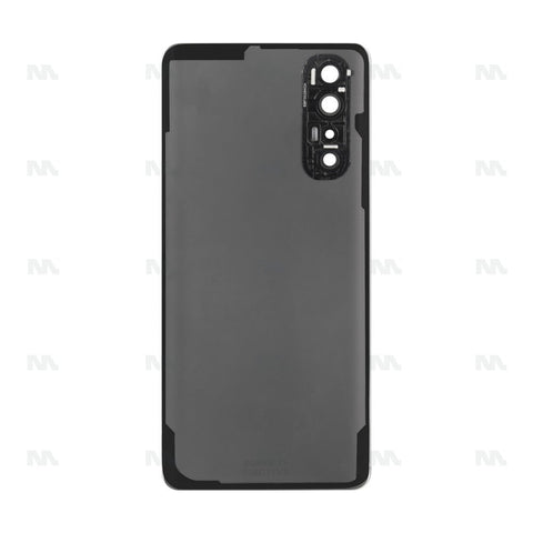 Vitre arrière pour Oppo Reno 3 Pro avec objectif – Noir nuit – OEM