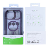 Étui Rixus Classic 03 avec MagSafe pour Apple iPhone 17 Pro Max violet foncé