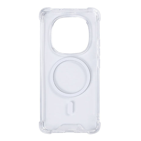 Étui anti-éclatement Rixus avec MagSafe pour Xiaomi Redmi Note 15 Pro transparent