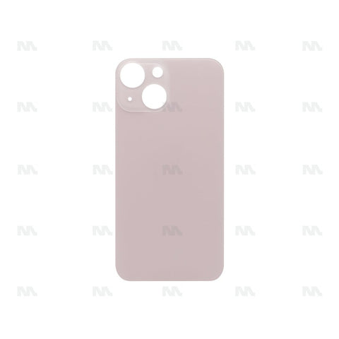 Vitre Arrière avec bloc complet pour Apple iPhone 13 Mini, cadre d'appareil photo agrandi rose Compatible